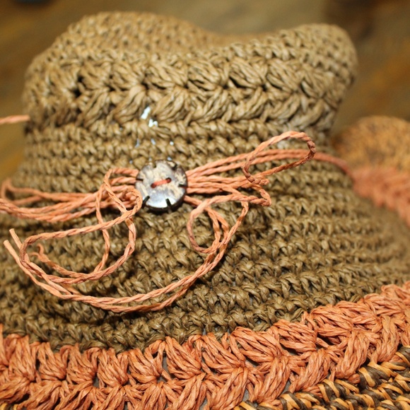 Scala Handcrafted Wide Brim Floppy Hat. Sz. One Size main image 4